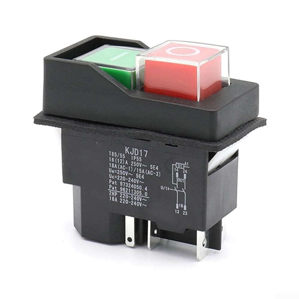 Safety First KJD17 Electromagnetic Switch for Power Tools and Large Machinery