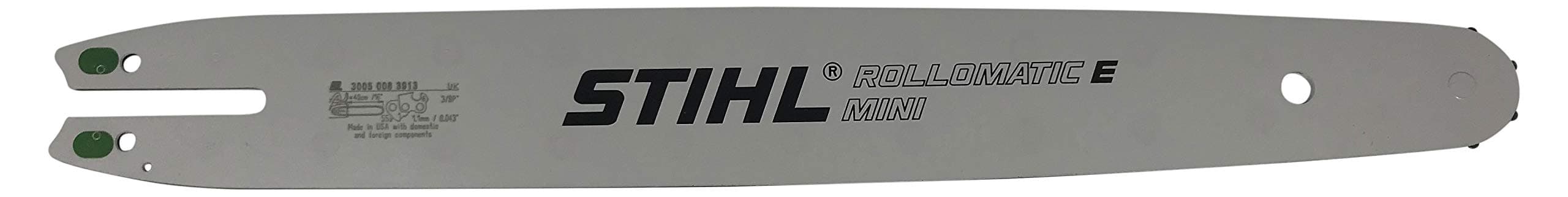 Stihl 3005-008-3913 16" Rollomatic E Mini Series Guide Bar 3/8"P .043"