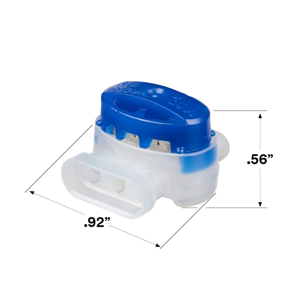 3 M Scotchlok 314 Moisture Protected Max 0.5 mm² up to 1.5 mm² Wiring Connector – Blue (Pack of 50)