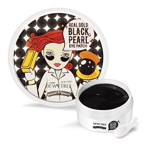 Dewytree Real Gold Black Pearl Eye Patch, 60 Count