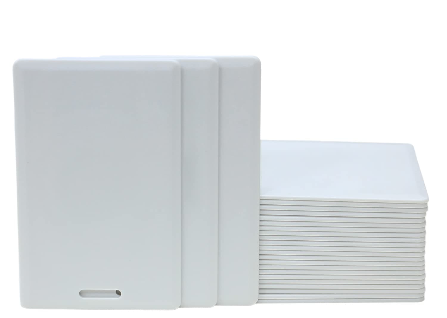 Rubik 125khz RFID Cards Writable Proximity Thick Plastic Key Blank T5577 / T5200 Rewritable ID Card (10 Cards)