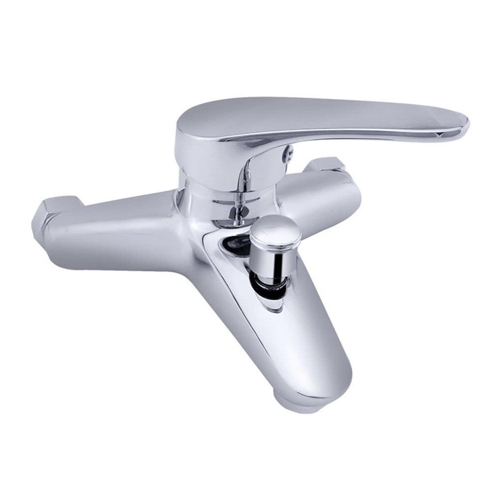 Modern minimalist multi-function copper shower faucet bathtub hot and cold faucet