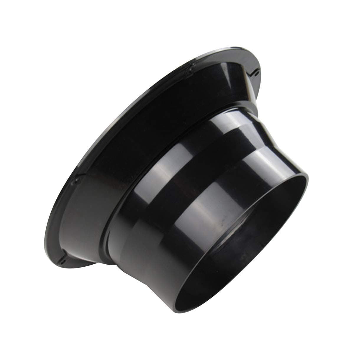 Forestchill Duct Flange, Wall Mounting Plate, ABS Plastic, Expanded Flange Connector for Cooling Heating Ventilation HVAC SystemVent Hose, 6'' Duct Inlet, 9-1/16'' Flange