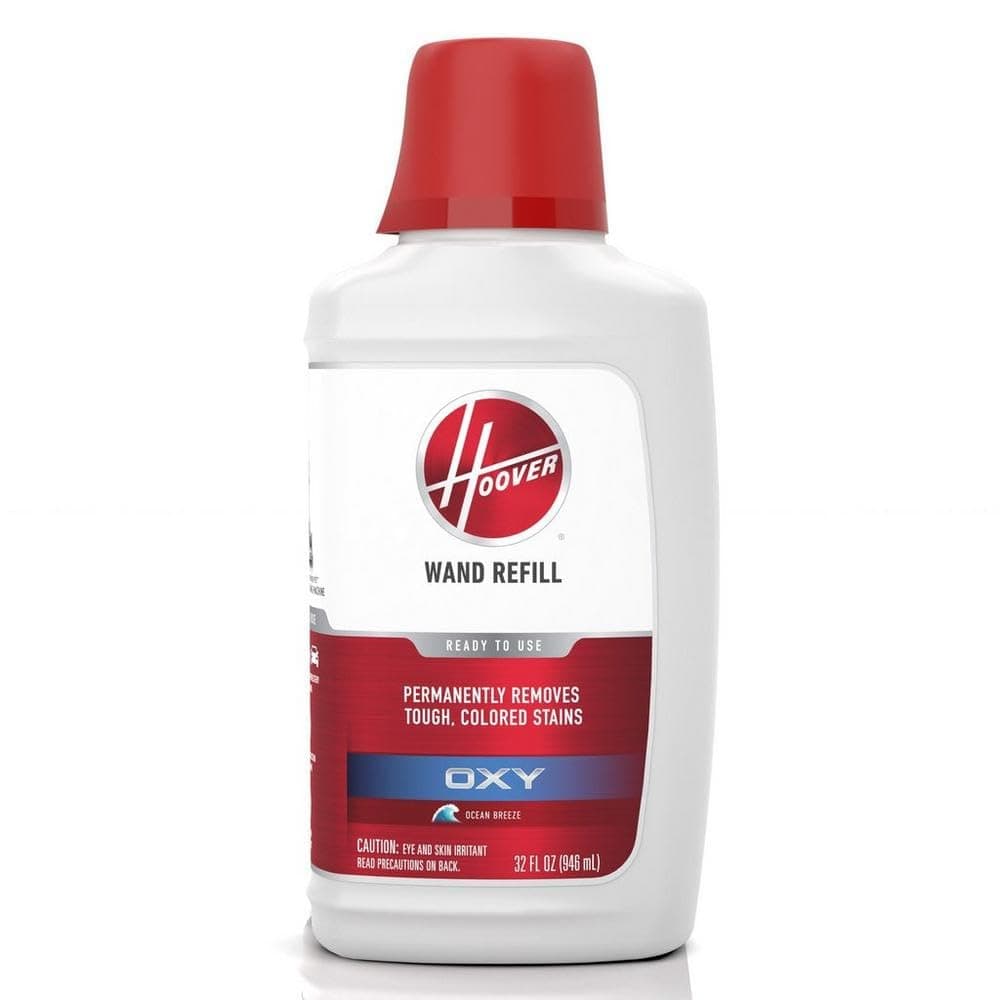 Oxy Spot Chaser Cleaner Solution Refill for SmartWash Pet, 32 oz., Stain Remover and Pretreat formula, Upholstery and Carpet Shampooer Solution, Designed for Hoover SmartWash Pet