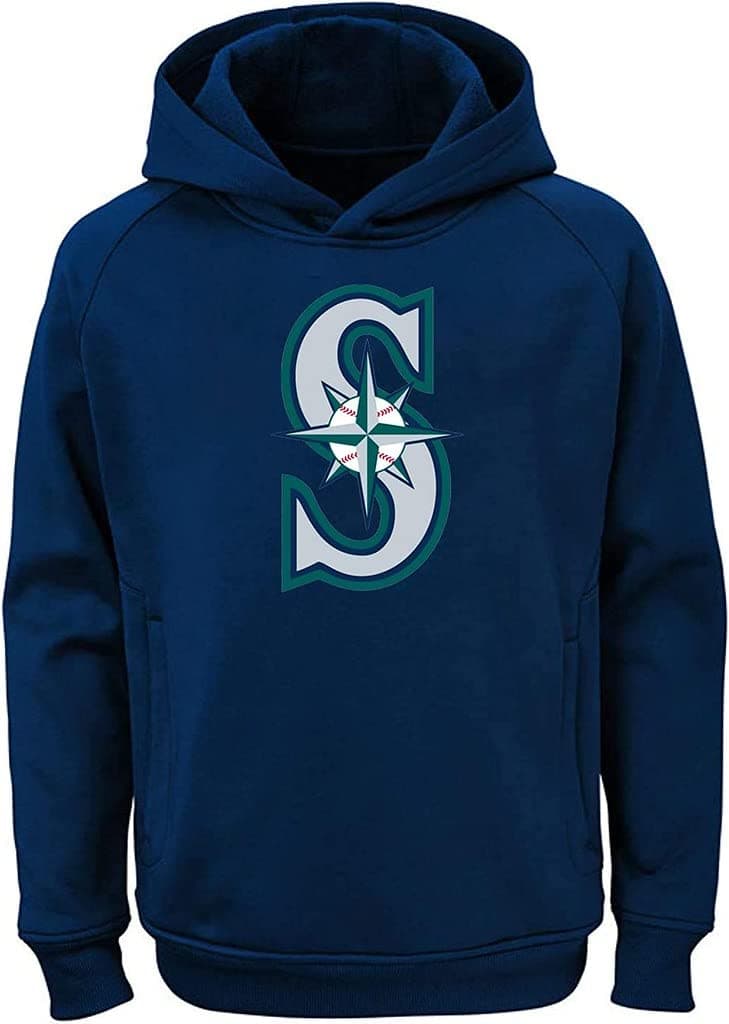 Outerstuff MLB Youth 8-20 Team Color Polyester Performance Primary Logo Pullover Sweatshirt Hoodie