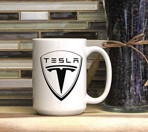 TESLA Model Style Coffee Mug~ Tesla Coffee Mug, Model X, Model S, Model 3, Electric Car Mug ~ Tesla Mug Gift ~ Tesla Present ~ Tesla