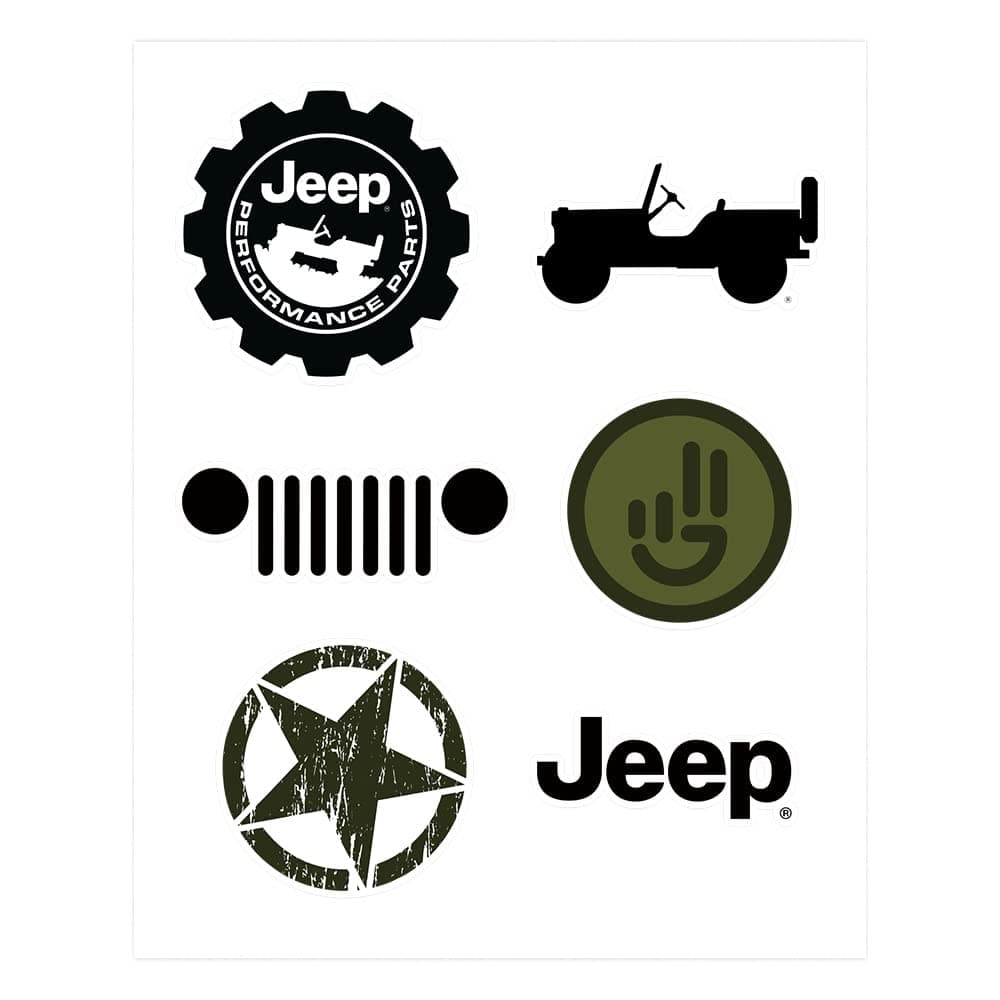 Jeep Icons Decal Sheet