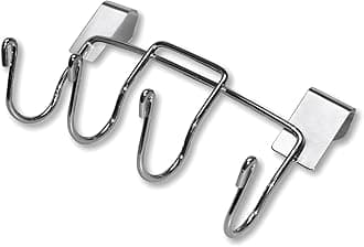 Weber tool hooks - fit all kettle charcoal grills, 4 hooks for convenient attachment of grill tools - silver (7401)