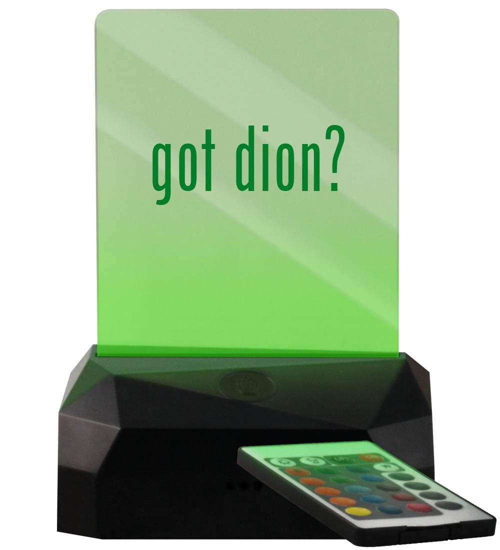 got dion? - LED USB Rechargeable Edge Lit Sign