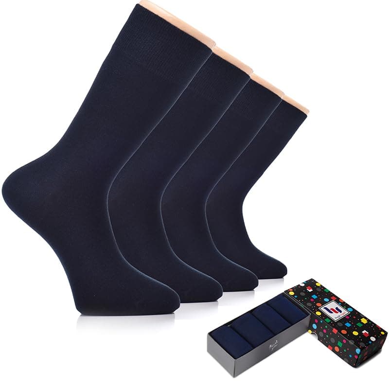 Men's Bamboo Thin Business Crew Socks