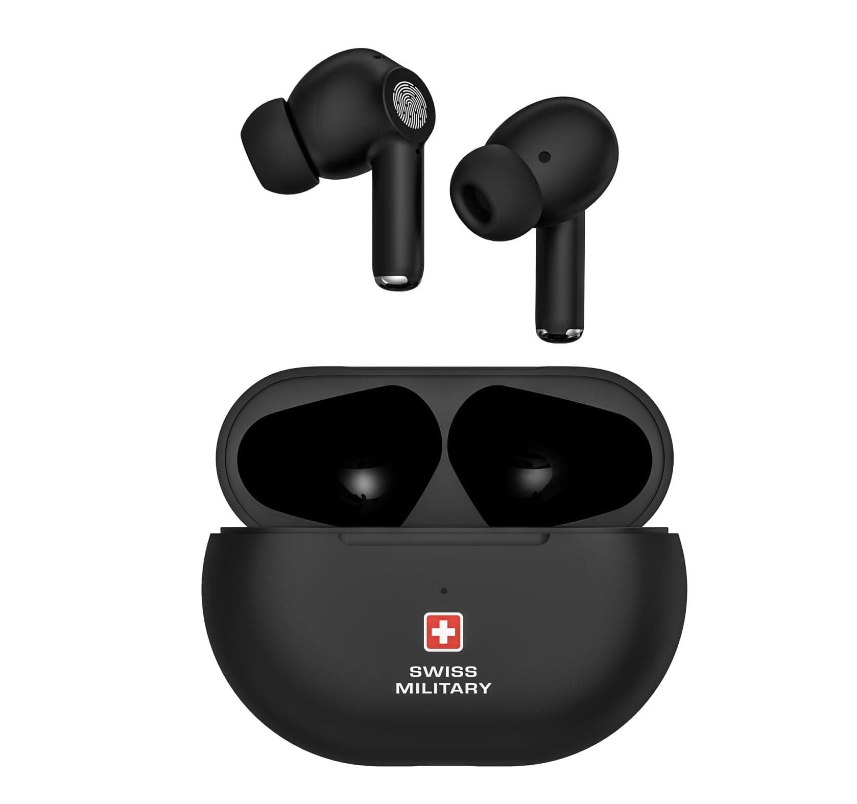 Delta5 Active Noise Cancelling Earbuds with ENC & Transparency Mode, Smart Touch Sensors, 300Hr Standby & 5Hr Music Time, Seamless Connectivity, Works with Android/iOS Phones- Black