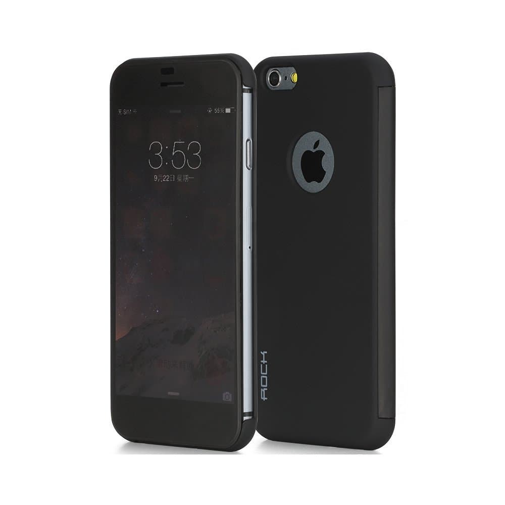 Rock Flexible Back Cover For Apple Iphone 7 (Black)