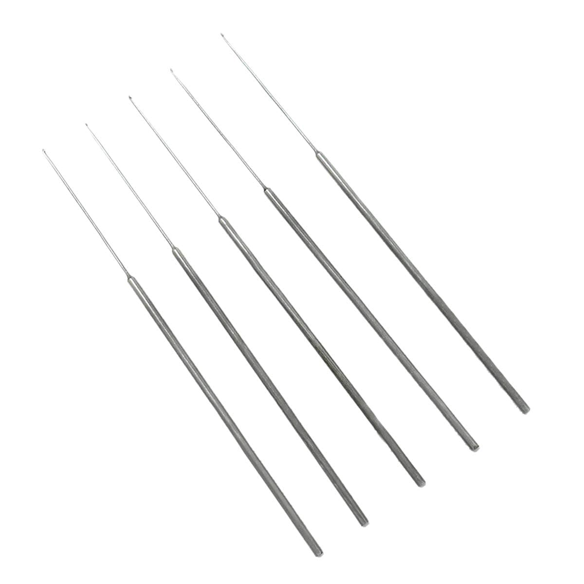 EmbroideryMaterial Aari Needles Set for Embroidery Work, Maggam Work, Beading Work, Zardhosi Work (Style C, 0.5 MM Thick, Pack of 5 Pieces)
