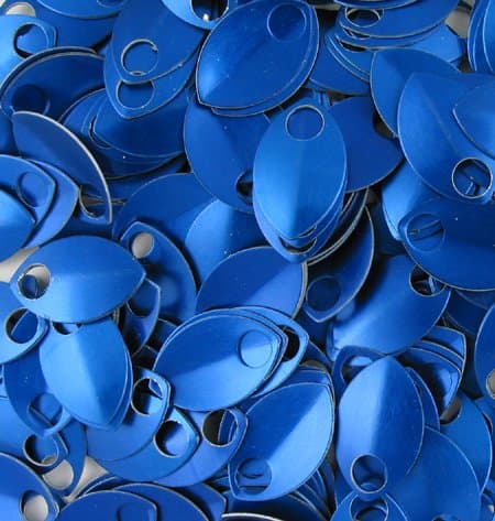 Scalemail Armor Scales - Anodized Aluminum (Small, Blue)
