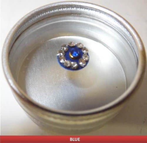 DESIGNER DIAMONTEZ BINDI IN BOX - ROUND MEDIUM (0.8 cm) - 1 PACK - PICK YOUR COLOR - SOLD BY TRENDZ