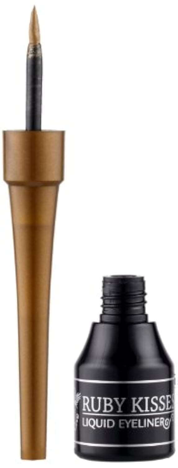 Classic Liquid Eyeliner, Smudgeproof Long Lasting Eye Makeup with Felt-Tip Applicator (1 PACK, Shiny Gold)