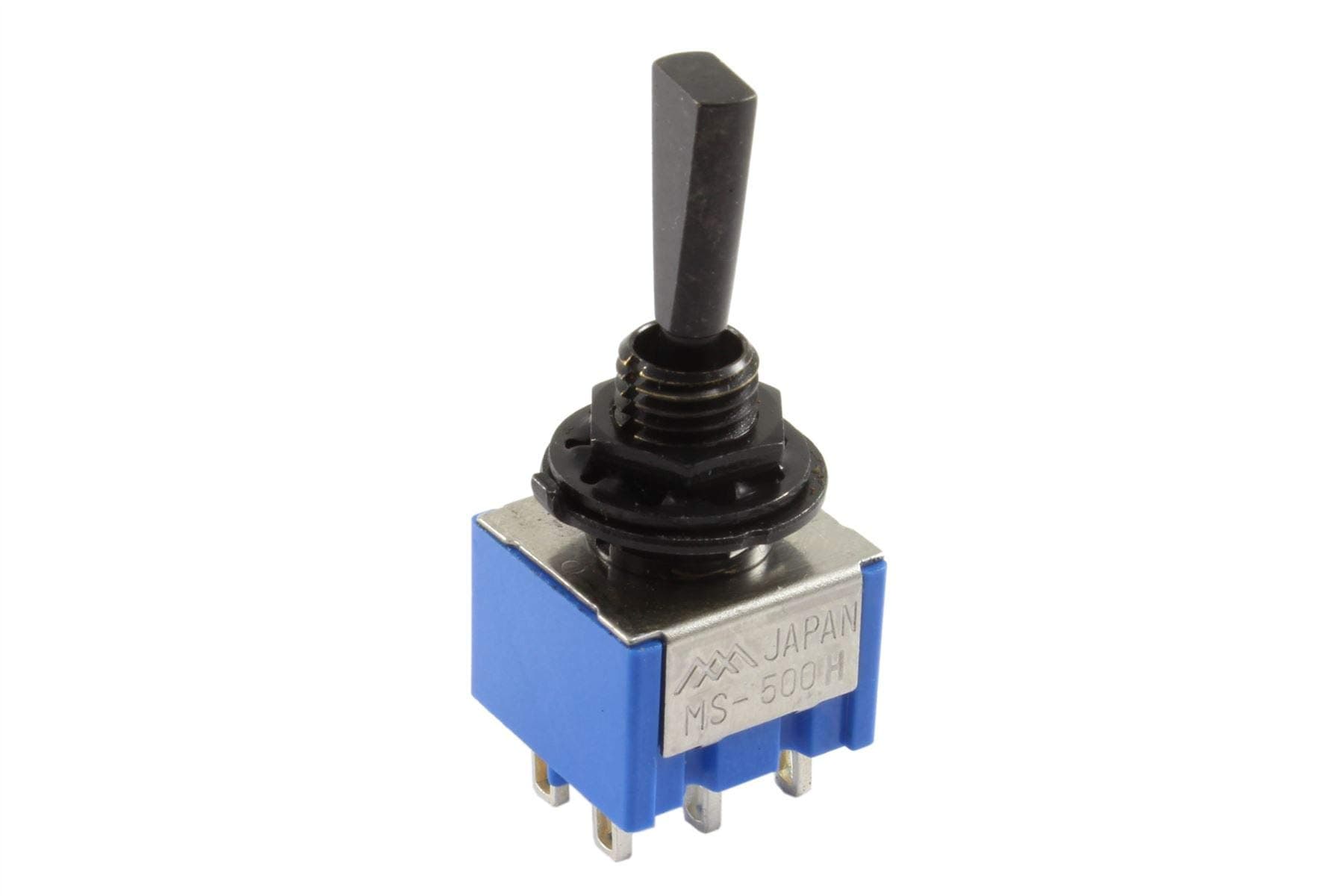 guitar parts Mini Flat Paddle Toggle Switch 3-way On-Off-On, black