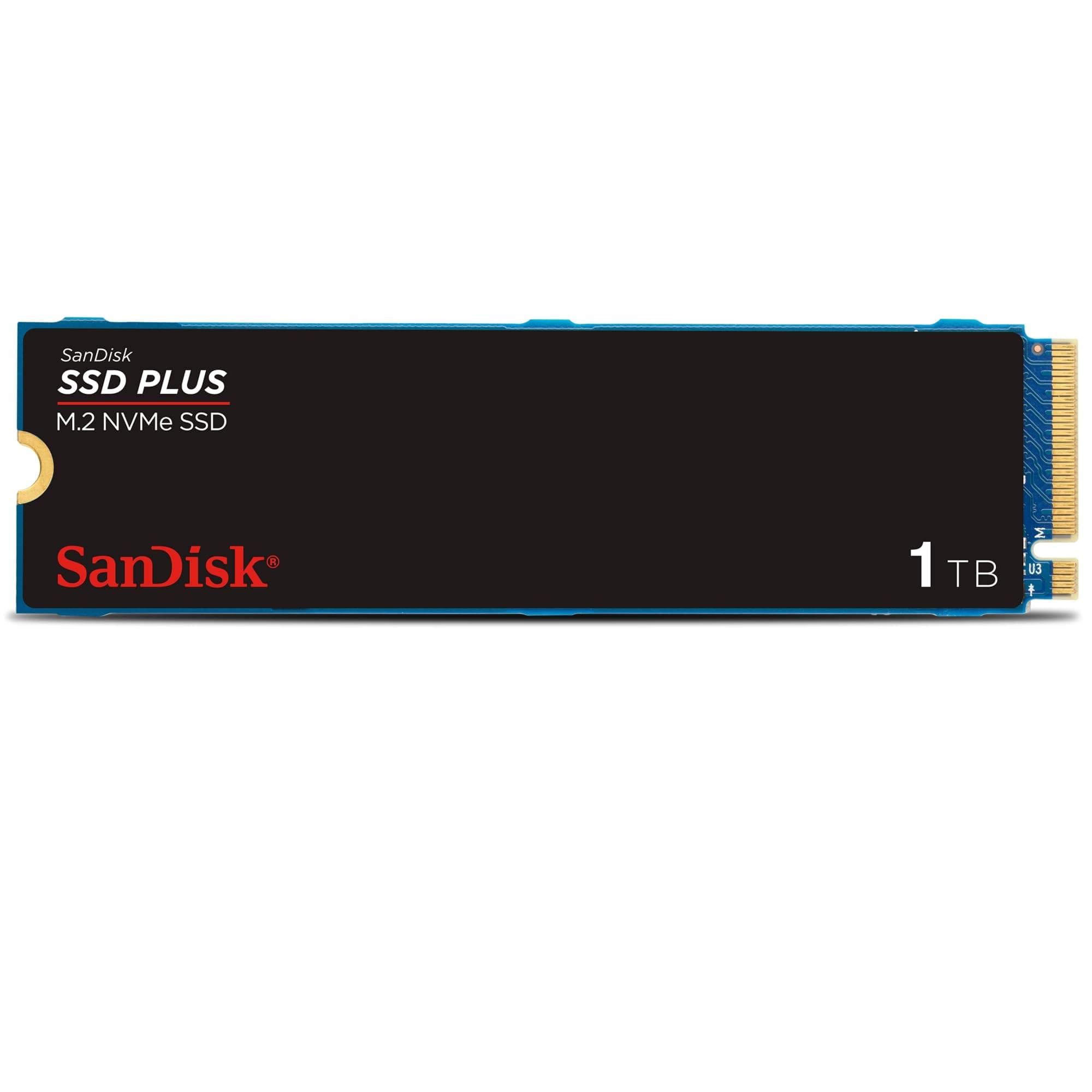 Plus 1TB M.2 NVMe SSD, Internal PCIe Gen 3, M.2 2280, Easy Installation, 3 Year Warranty