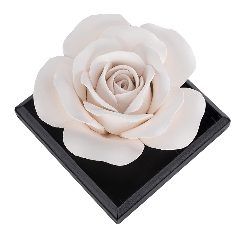 Rose Flower Styling Essential Oil Diffuser Stone, Non-Electric, Handmade Products, Decorative Tabletops, Car Decoration Ornaments(Essential Oils Not Included)