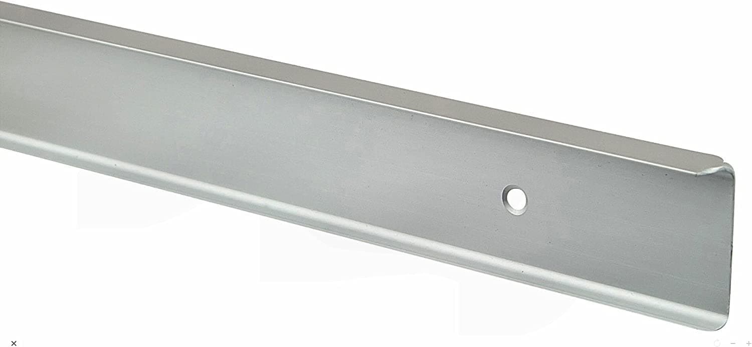 FMK 900mm kitchen worktop corner square joint q3 profile, 40mm high, satin 3mm radius