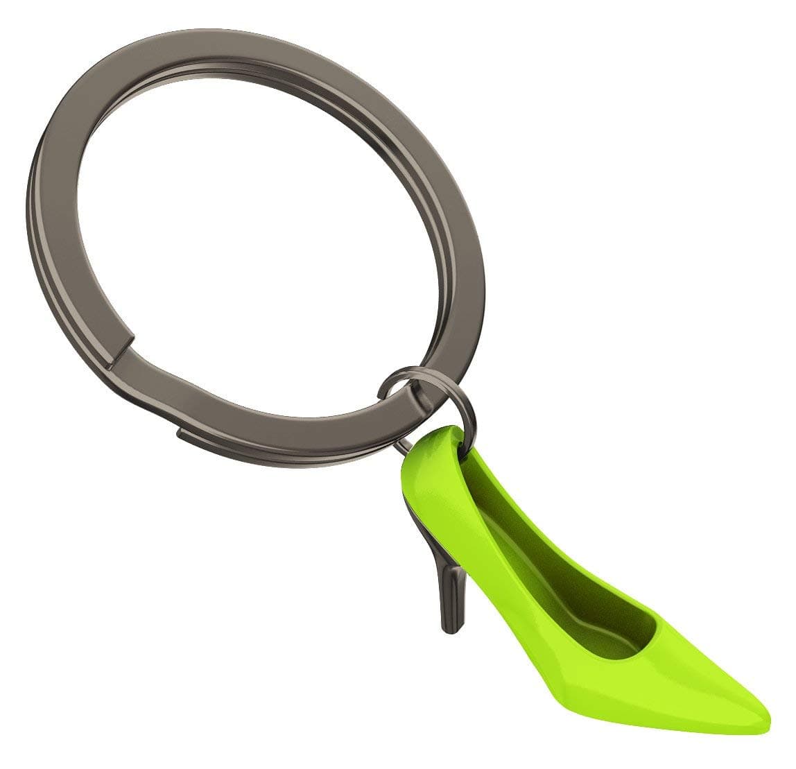 Metalmorphose Keychain Pump High Heel, Green