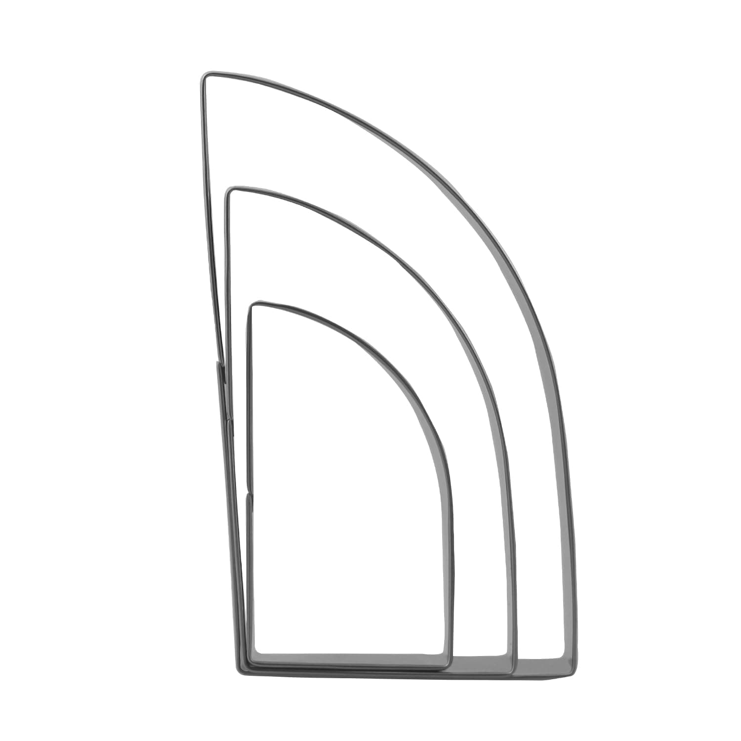 Keewah Half Arch Cookie Cutter Set - 5”,4”,3” - 3 Piece - Stainless Steel