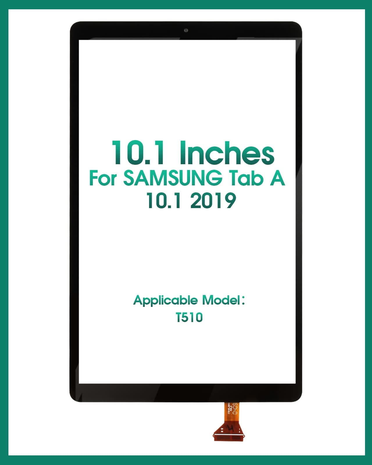 – For Samsung Galaxy Tab A 10.1 2019 Screen Replacement SM-T515, SM-T510 Touch T510 T515 Touchscreen Panel Sensor Digitizer (Black)