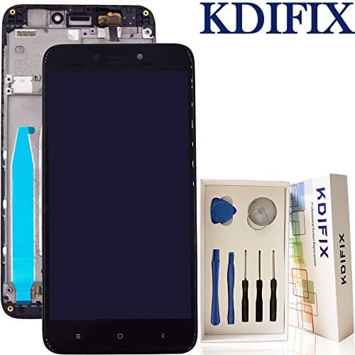 KDIFIX for XIAOMI REDMI 4X LCD Touch Screen Assembly + Frame with Full Professional Repair Tools kit (Black+Frame)