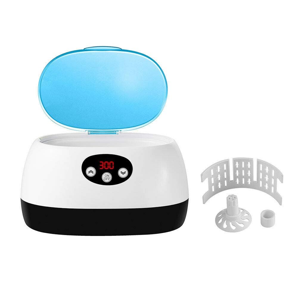 zhartzhart Digital Ultrasonic Cleaner Sterilizer Machine with Digital Timer 0.6 Liters 600ml / Tattoo Equipment/Hospital and Dental Clinics/Optical/Jewlry/Biology Labs, Jewellery, Eye Glasses