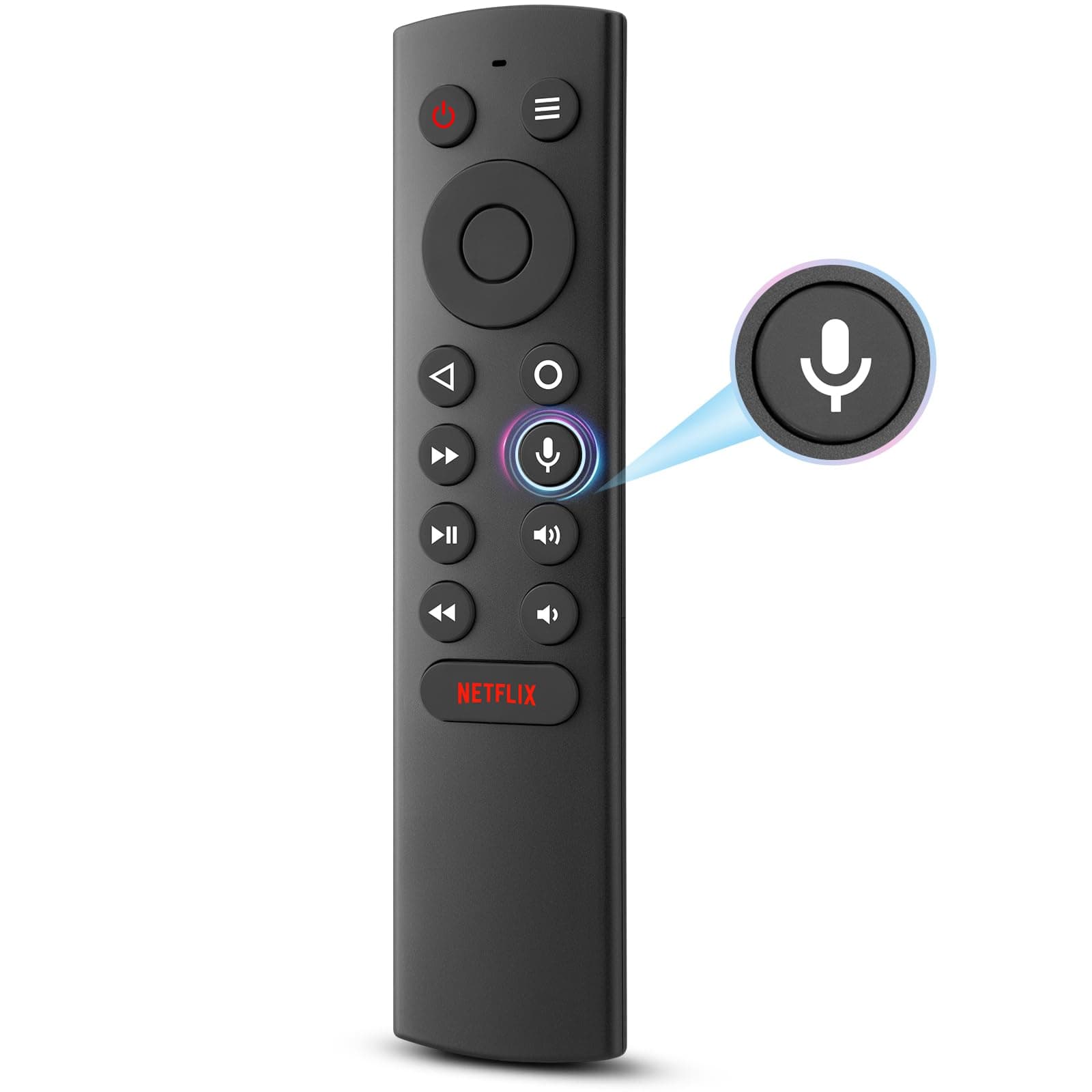 Voice Replacement Remote Control for NVIDIA Shield TV and NVIDIA Shield TV Pro Streaming Media Player 2015/2017/2019 All Models, TX4-P3700