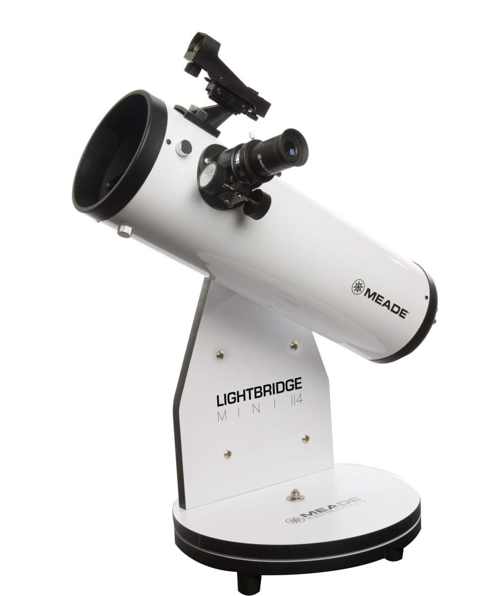 Meade Instruments LightBridge Mini 114 Telescope, White (203002)