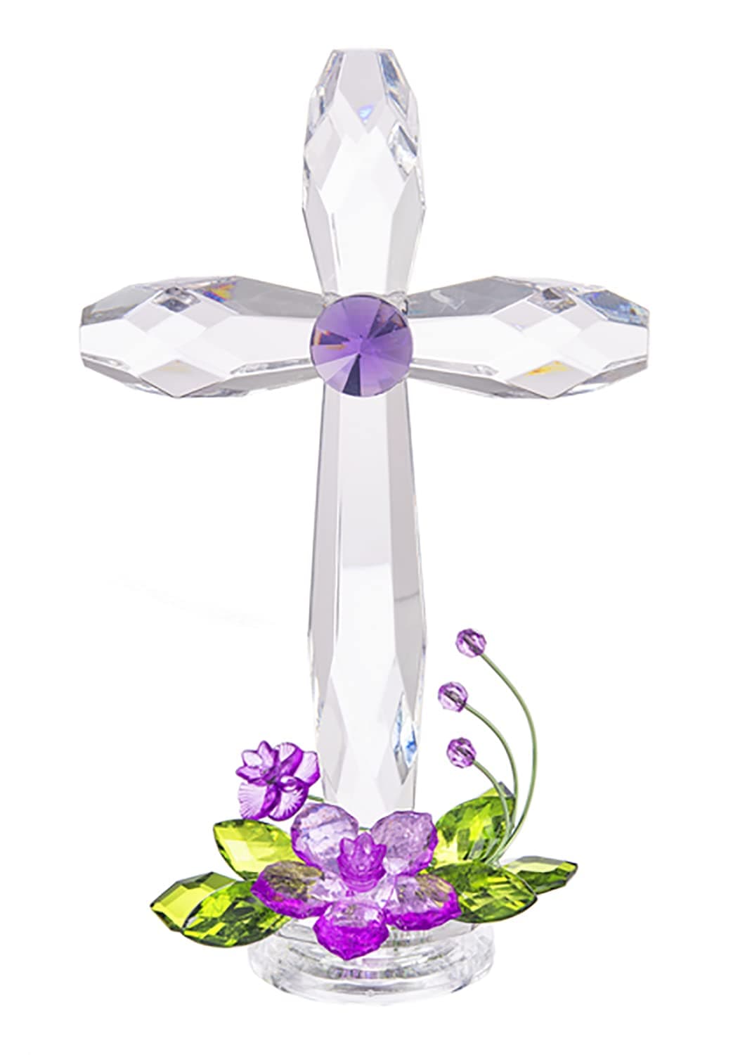 Ganz Standing Floral Cross