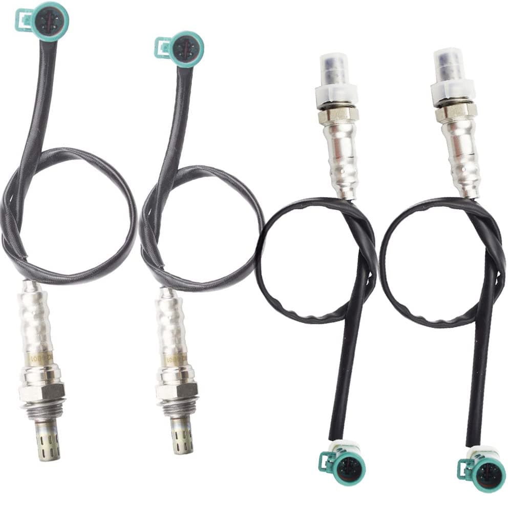 4PCS Oxygen Sensor 1 & 2 for 2001-2010 Ford Explorer 4.0L/4.6L/5.0L Upstream + Downstream