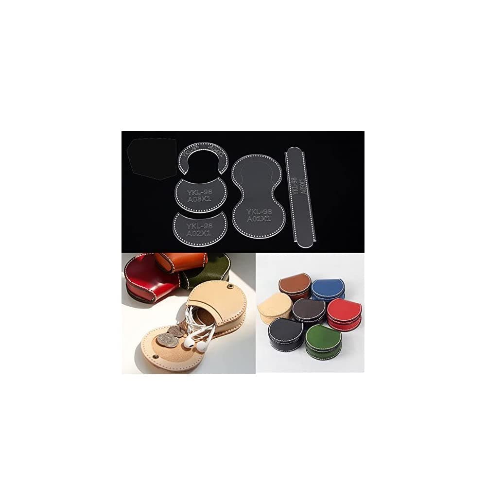 Coin Purse Acrylic Template Leather Pattern Acrylic Leather Pattern Leather Templates for Wallet