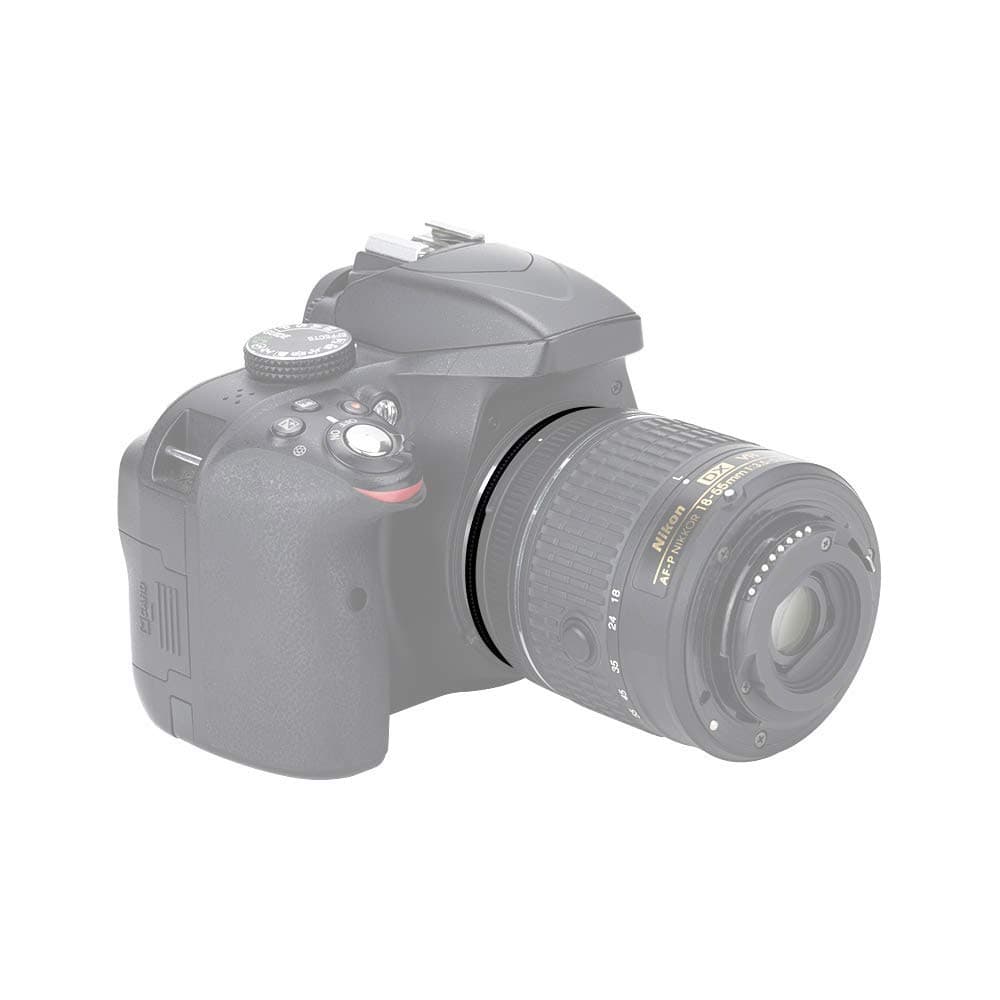 55mm Macro Lens Reverse Adapter Ring for Nikon D3500 D3400 D5600 Camera with AF-P 18-55mm Kit Lens and More Nikon F Mount DSLR Camera with Lens Has 55mm Filter Thread