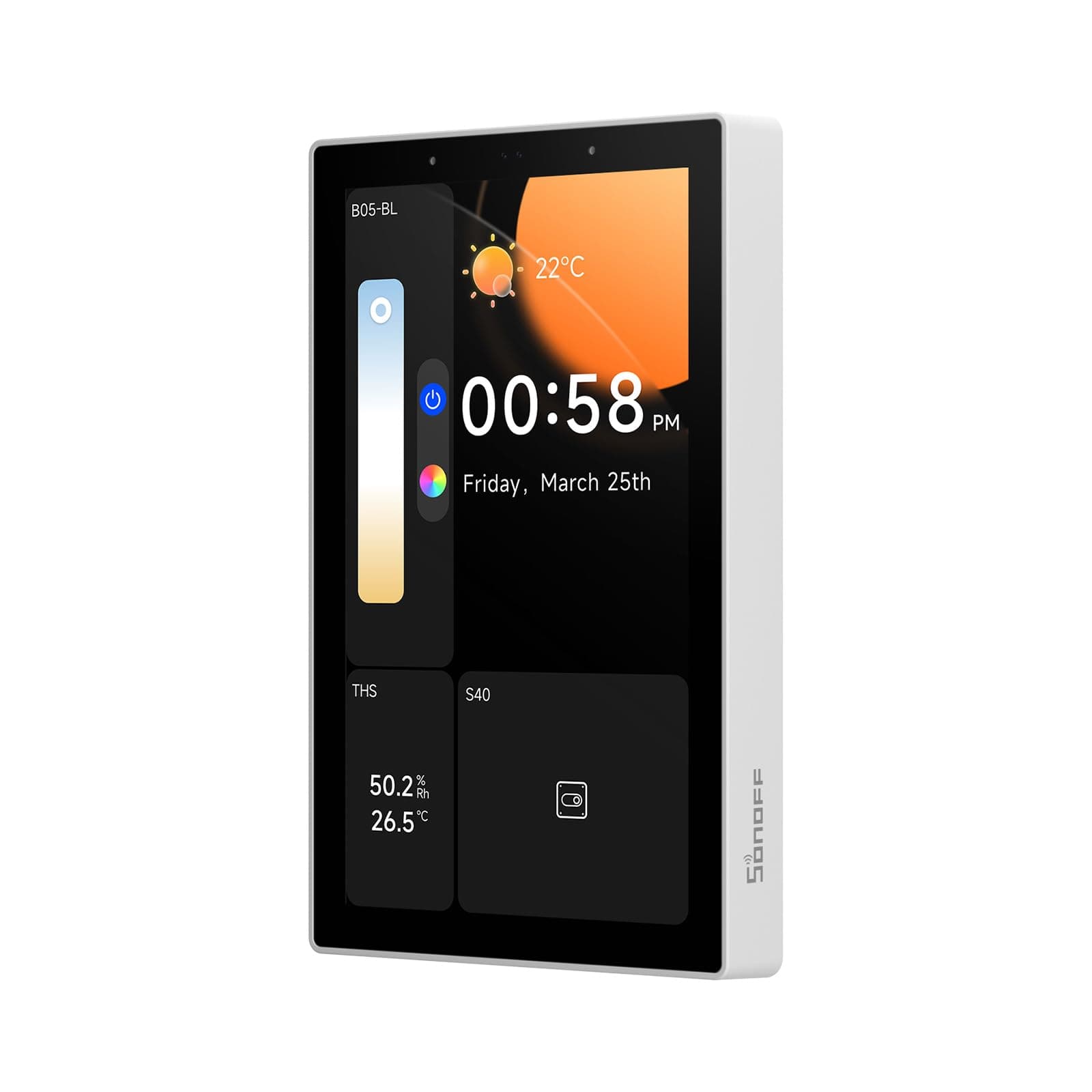 NSPanel Pro 120 Smart Home Control Panel, Integrate Zigbee Gateway with Home Security, 4.7-inch large display with Monitoring energy use, Viewing cameras, Thermostat, Browsing the web(White)