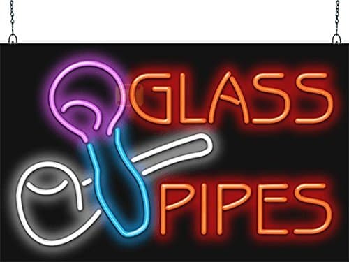 Glass Pipes Neon Sign
