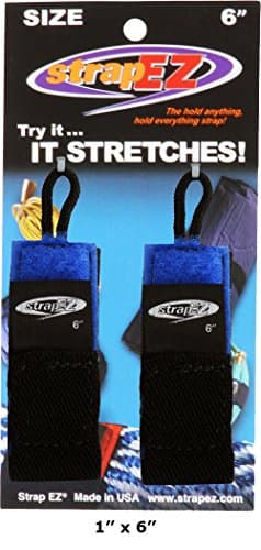 Strap EZ-1" (W) Adjustable, Elastic Strap x 6"(L)-2 Pack-IT Stretches!