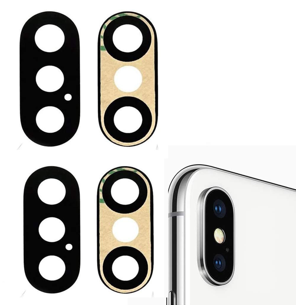 2 Pack Afeax Compatible Back Rear Camera Lens Replacement Part for iPhone X