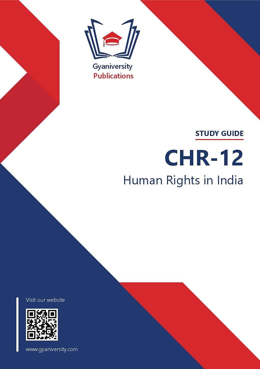 CHR-12: Human Rights in India (IGNOU Study Guide Book)