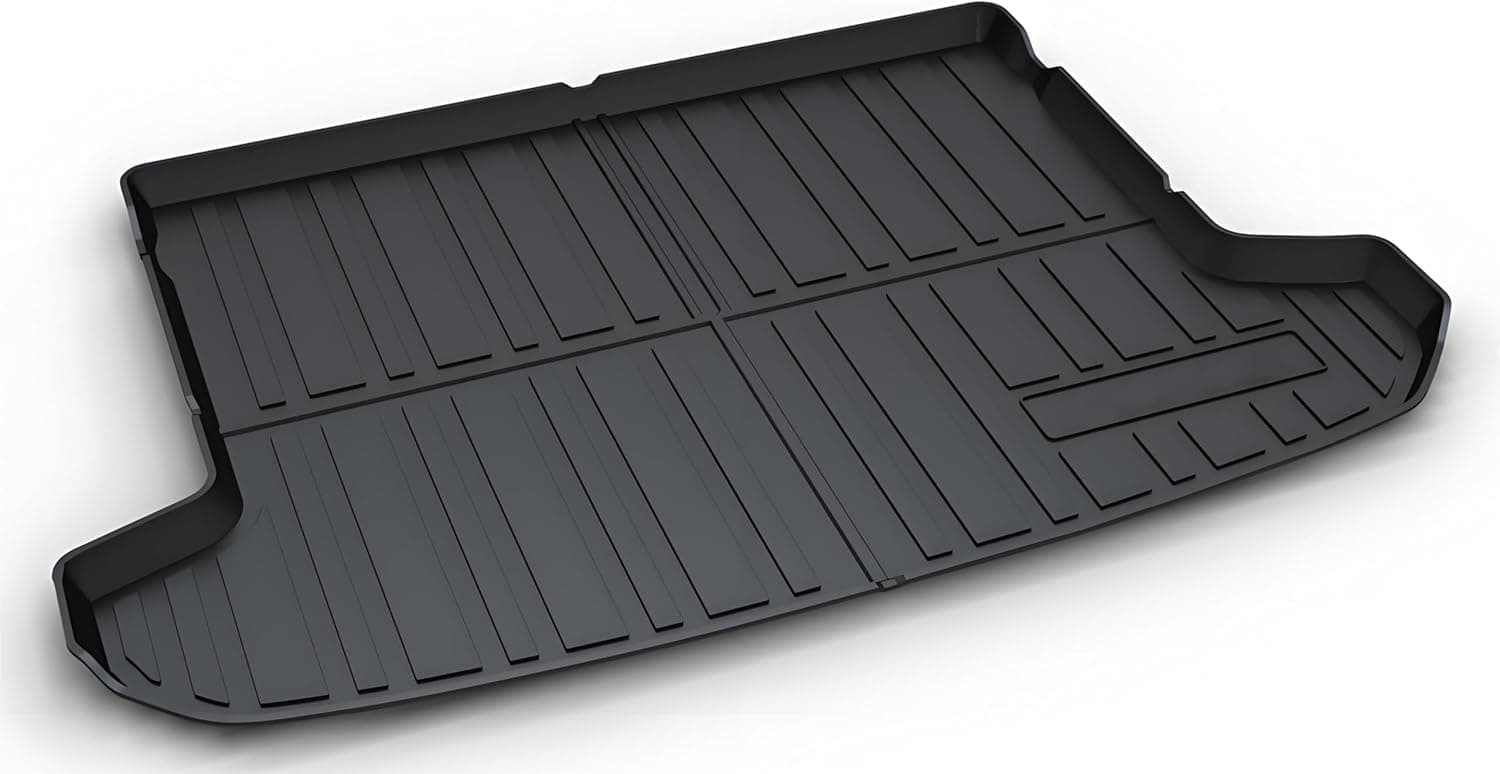 All Weather Rear Cargo Liners Trunk Tray Mats Protector Custom Compatible with KIA Sportage 2017 2018 2019 2020 2021 2022, 3D Waterproof Durable Odorless Flexible Black TPO Accessories