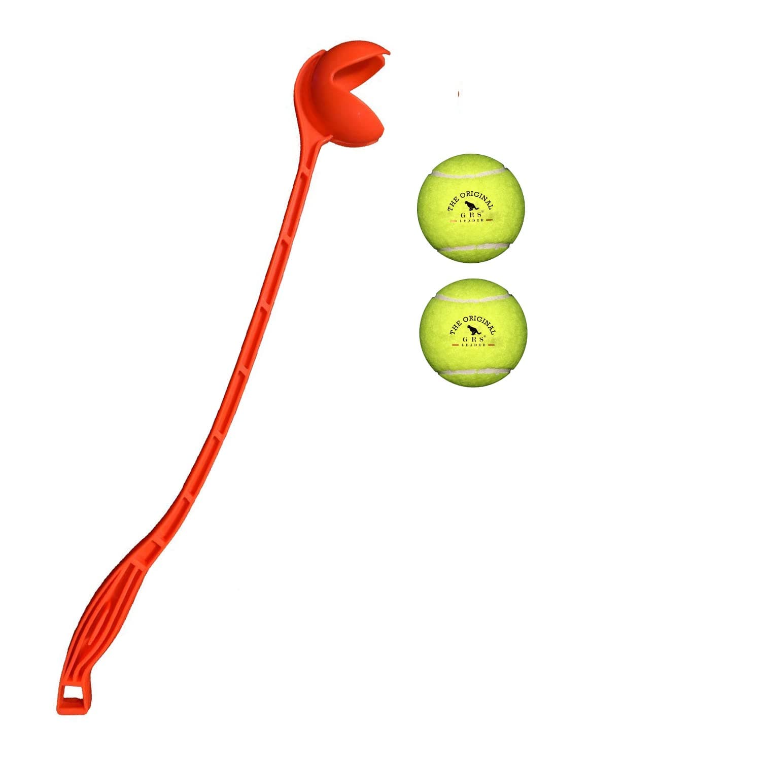 GRS Cricket Side Arm Ball Thrower Fast Ball Thrower and 2 Tennis Ball (Multicolor)