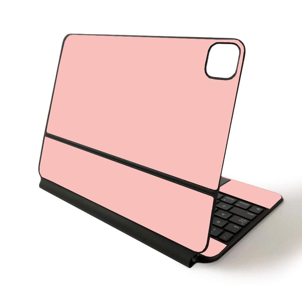 MIGHTY SKINS for Apple Magic Keyboard for iPad Pro 11-inch (2020) - Sushi | Protective, Durable, and Unique Vinyl Decal wrap Cover, solid blush (APIPSK1120-Solid Blush)