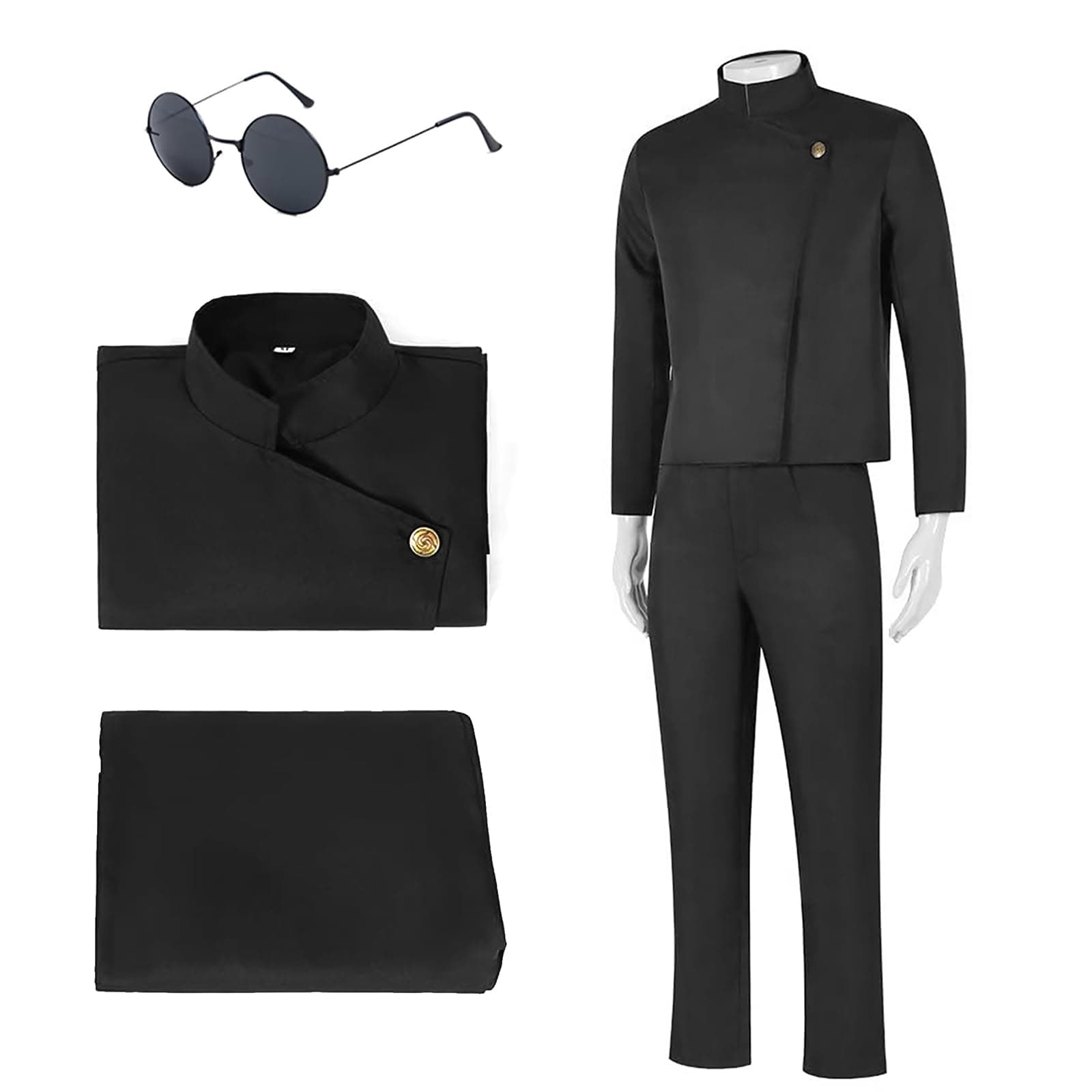 High School Satoru Cosplay Costume Uniform for Men, Satoru Cosplay Set