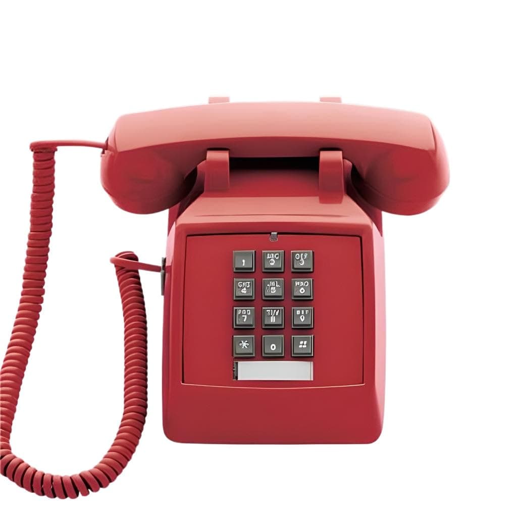 Scitec 2510E Corded Phone (Red)