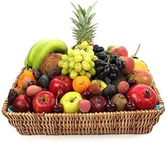 Premium Fruit Basket - Fruit Gift Baskets and Gift Hampers with Next Day UK delivery with Personal Message Attached
