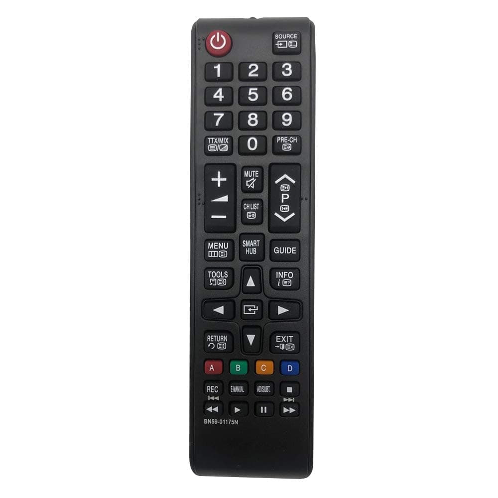 New Samsung BN59-01175N Remote - No Setup Needed, Compatible with LED, LCD Samsung TVs