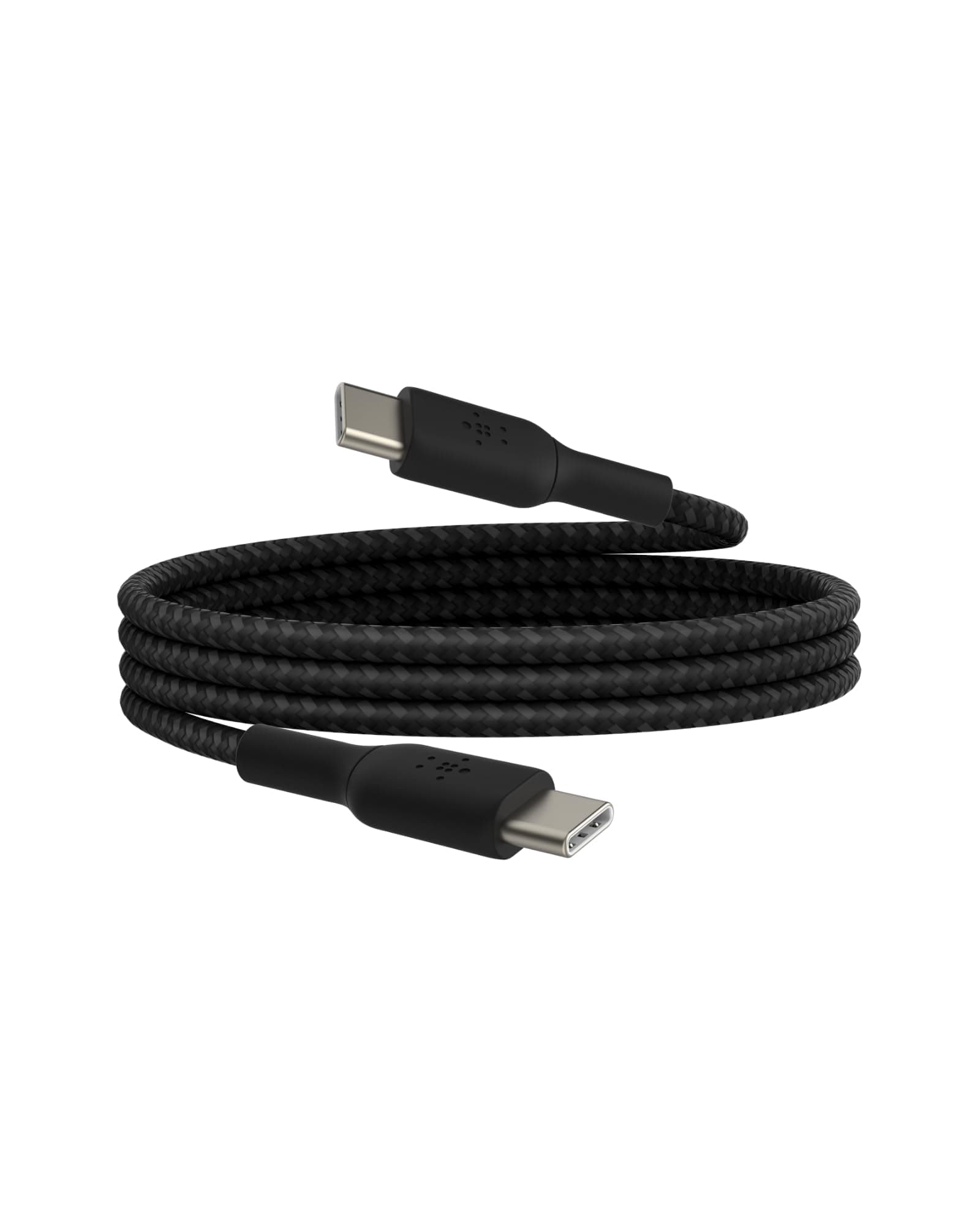 BoostCharge Braided USB-C to USB-C Cable (1M/3.3ft) for iPhone 16, iPhone 16 Pro, iPhone 16 Pro Max, Galaxy S25, S24, Note, Pixel 9 & 8, iPad Pro, Nintendo Switch 2 & More - Black