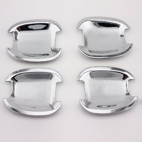 Manso Universal Chrome Side Door Handle Bowl Cup Guard Trim Cover Fit for Chevrolet Cruze
