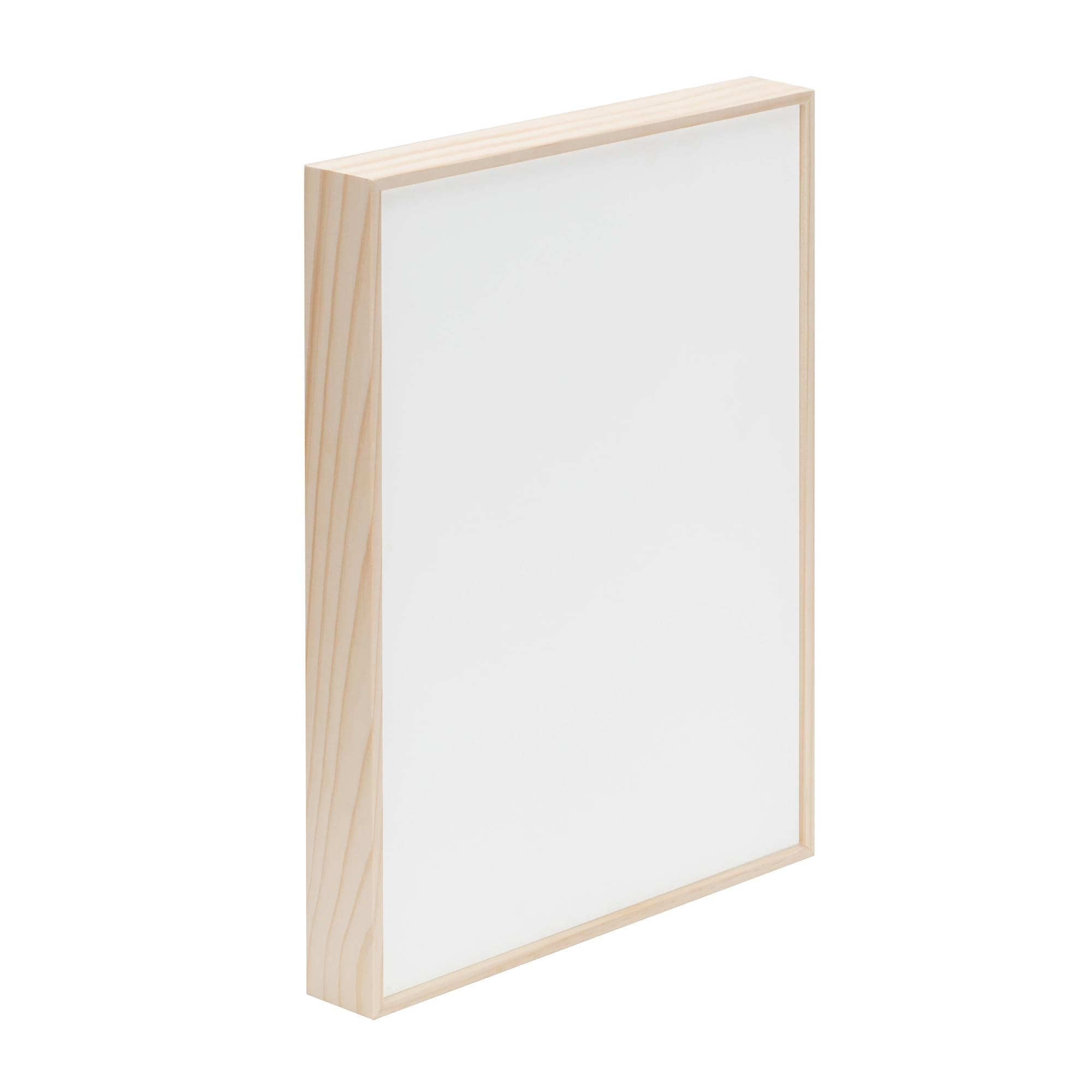 Da Vinci Pro Liquid Art Canvas Multi-Media Panels for High Flow Fluid Acrylics, Glazing Liquids, Pouring Mediums, Encaustics, Resin Paints, and Alcohol-Based Ink - [3/4" Deep, 11x14" Panel]